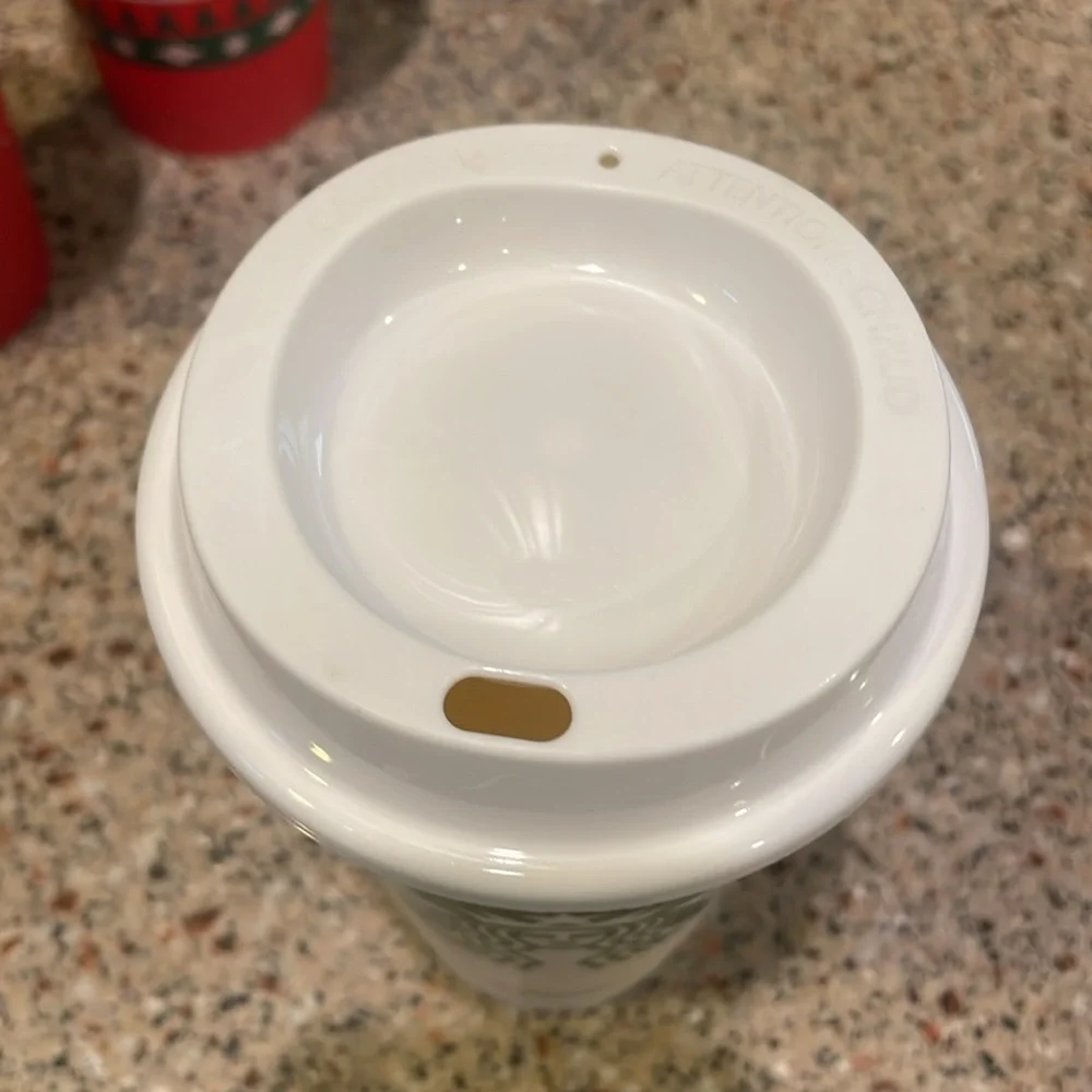 Starbucks Coffee Cups Lid Set Reusable Recyclable Collection Daily Use Beverages